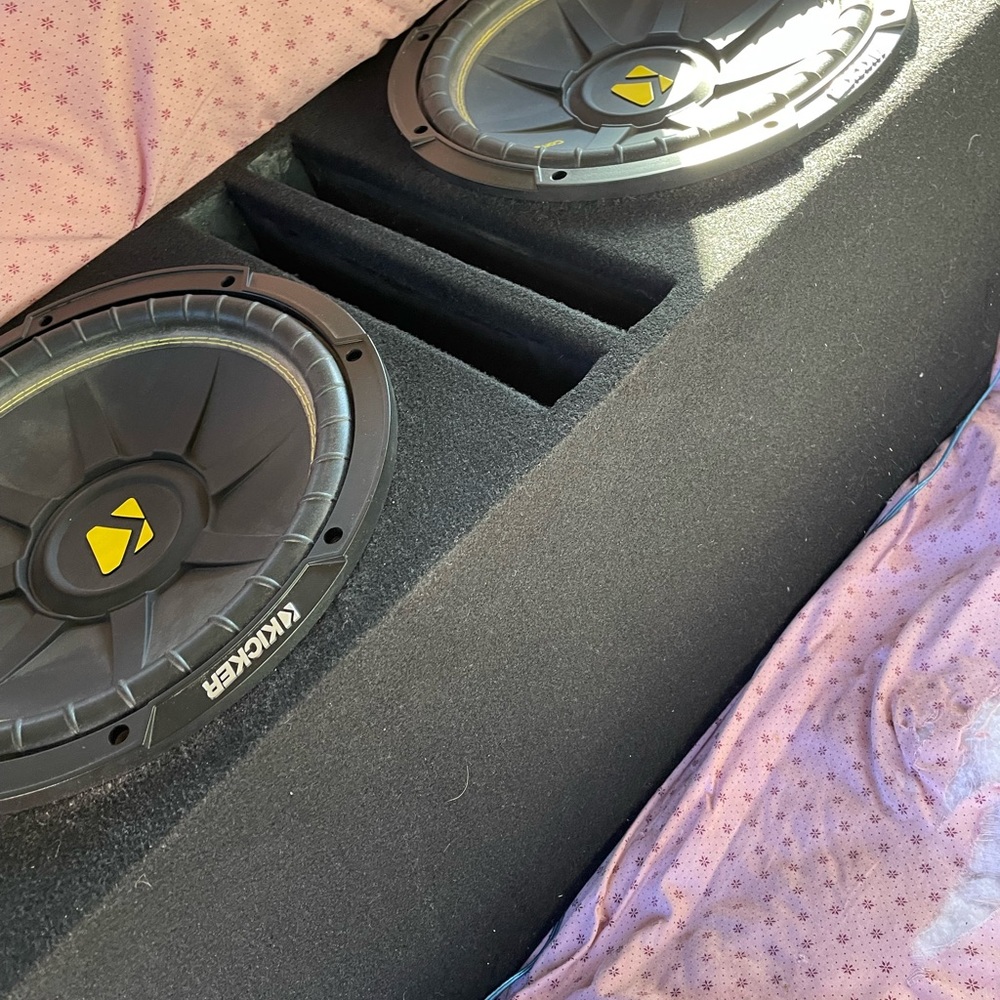 15” kickers and pioneer amp both above 1200watts
